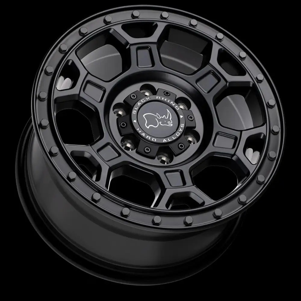 Felg Matte Black W/ Gunmetal Bolts Midhill Black Rhino 17x8 Et45 6x130