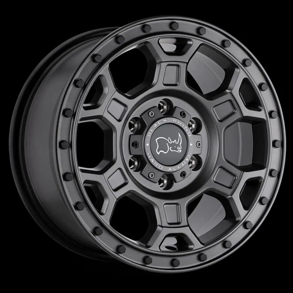Felg Matte Gunmetal W/ Black Bolts Midhill Black Rhino 16x8 Et45 6x130