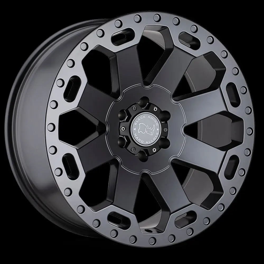 Felg Matte Gunmetal Warlord Black Rhino 17x9 Et-12 5x127