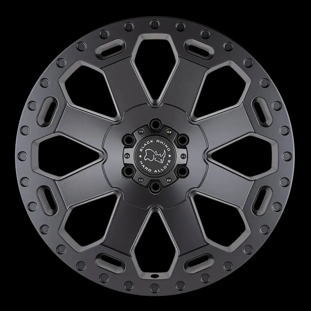 Felg Matte Gunmetal Warlord Black Rhino 17x9 Et-12 5x127