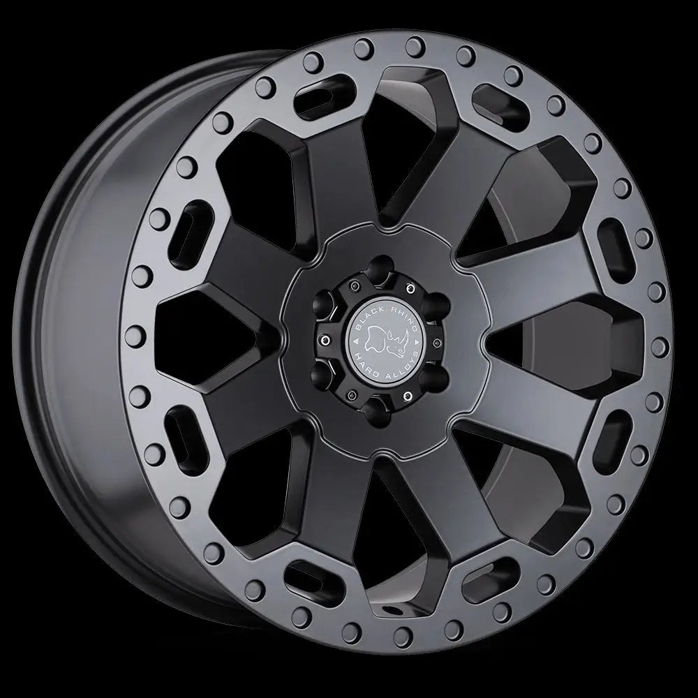 Felg Matte Gunmetal Warlord Black Rhino 17x9 Et12 6x135