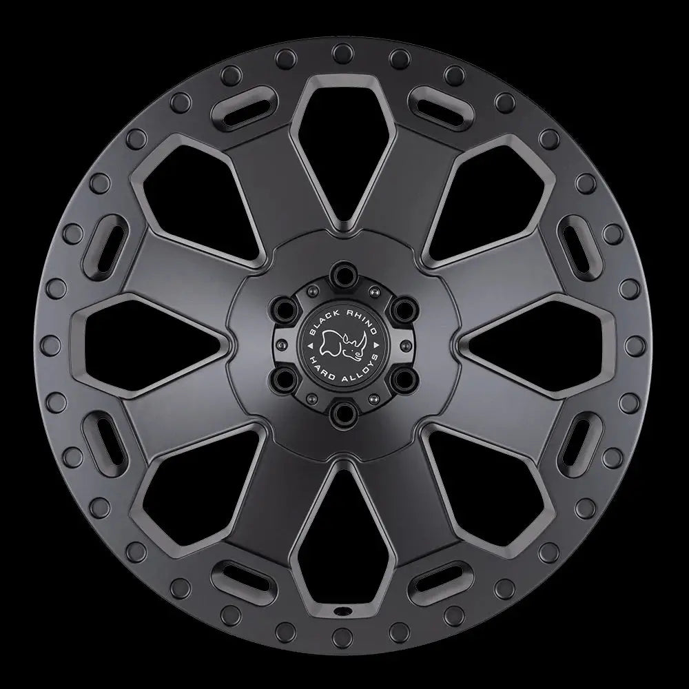 Felg Matte Gunmetal Warlord Black Rhino 17x9 Et12 6x135