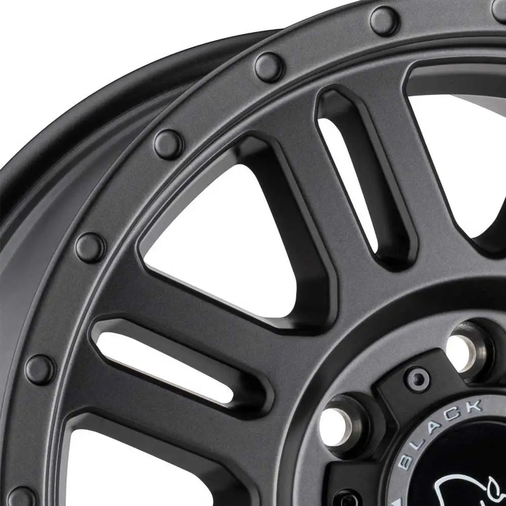 Felg Matte Gunmetal Yellowstone Black Rhino 17x8 Et45 6x130