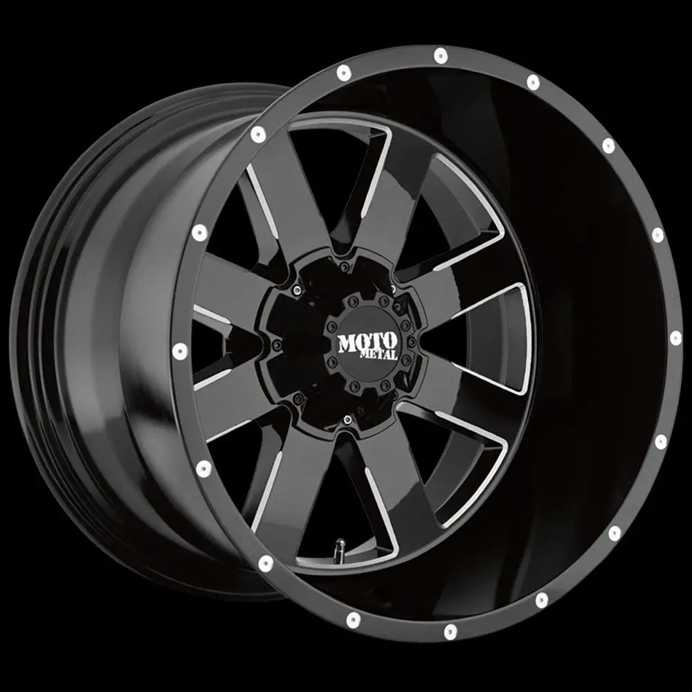 Felg Mo962 Gloss Black Milled Moto Metal 17x10 Et-24 6x139.7 / 6x135