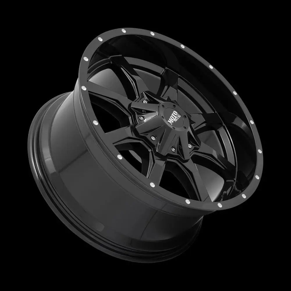 Felg Mo970 Gloss Black W/ Milled Lip Moto Metal 20x10 Et-24 6x139.7 / 6x135