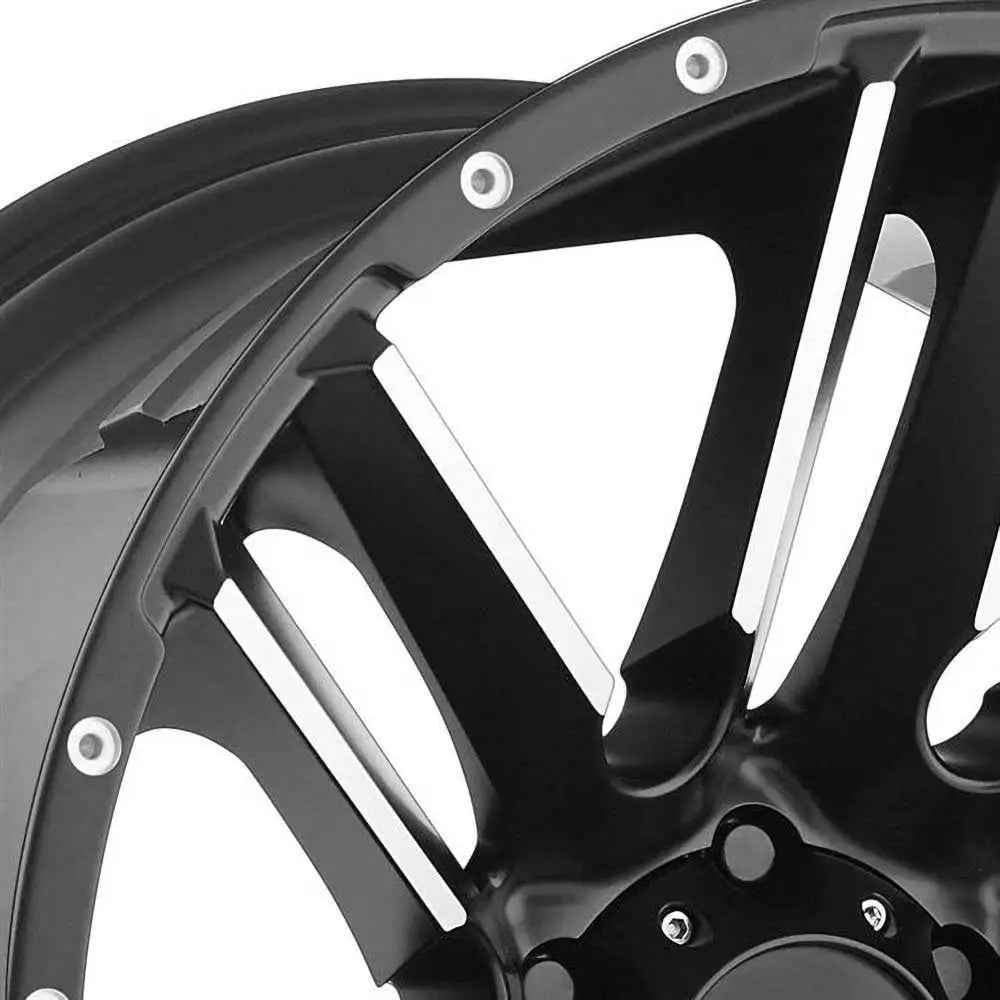 Felg Mo978 Razor Satin Black Moto Metal 20x9 Et18 6x139.7