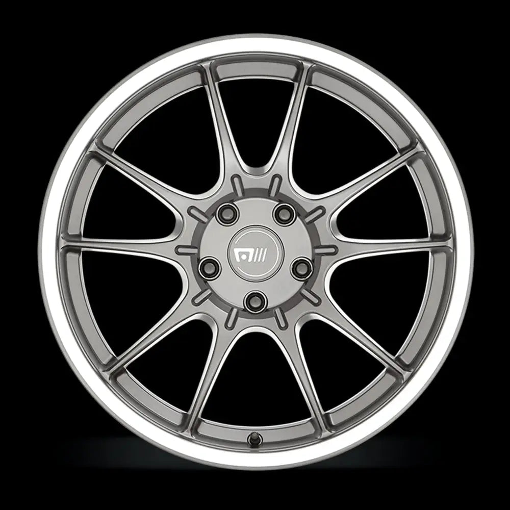 Felg Mr152 Ss5 Gunmetal W/ Machined Lip Motegi Racing 19x8.5 Et42 5x108