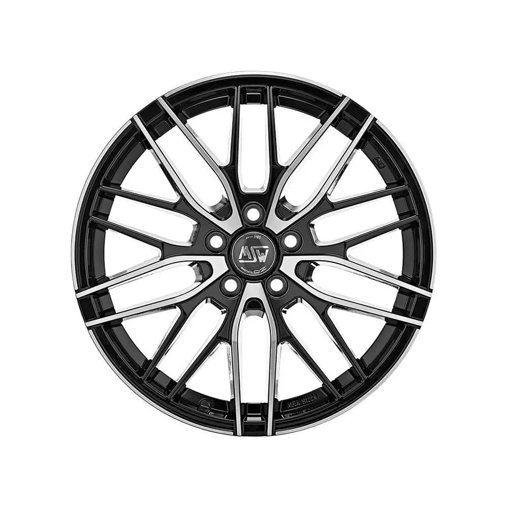Felg Msw 72 Gloss Black Full Polished 8x18 5x112 Et50