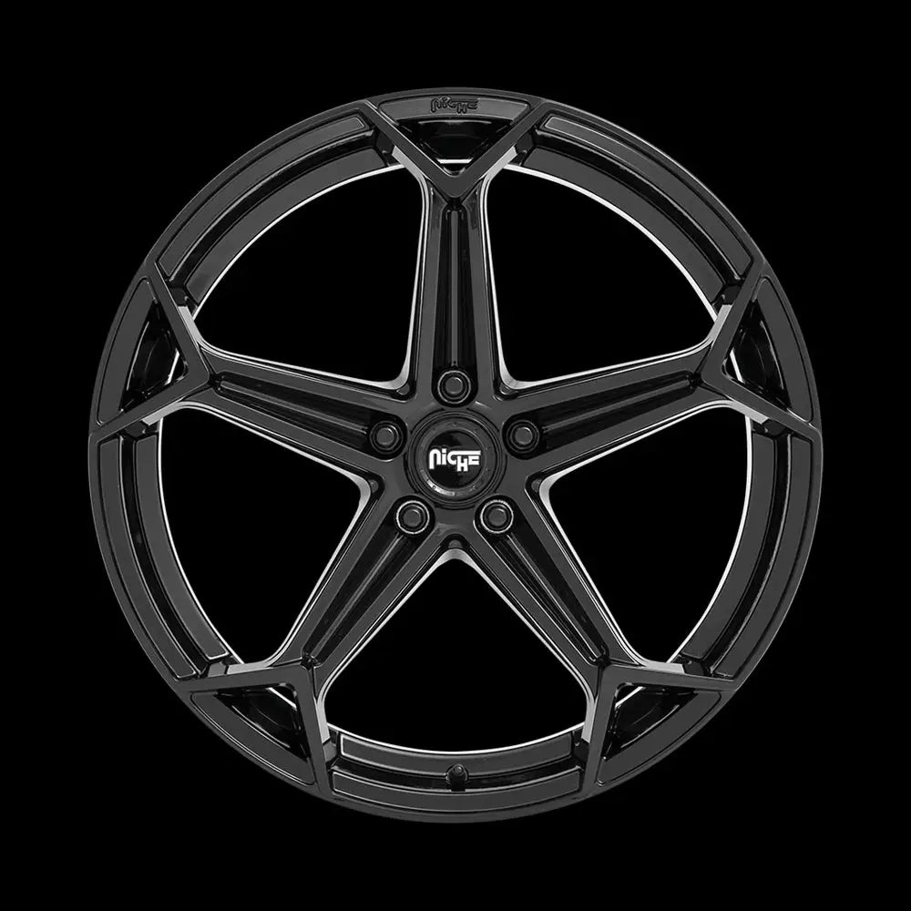 Felg N258 Arrow Gloss Black Niche Road Wheels 20x9 Et35 5x114.3