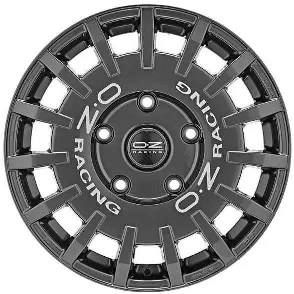 Felg Oz Rally Racing Van Dark Graphite - Silver Lettering 8x18 5x120 Et56