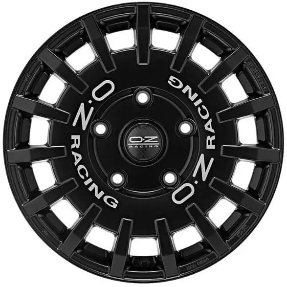 Felg Oz Rally Racing Van Matt Black - Silver Lettering 8x18 5x120 Et56