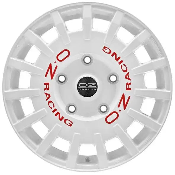 Felg Oz Rally Racing Van Race White - Red Lettering 7,5x18 5x160 Et48
