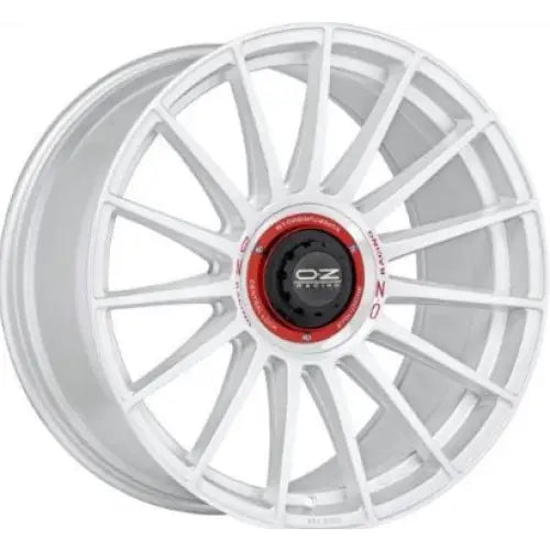 Felg Oz Superturismo Evoluzione Wrc Race White - Red Lettering 8x18 5x112 Et48