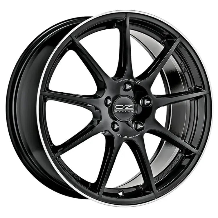 Felg Oz Veloce Gt Gloss Black Diamond Lip 8x18 5x114,3 Et45