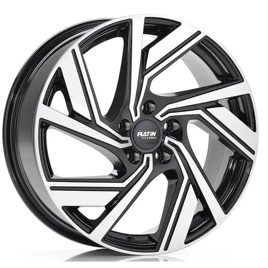 Felg Platin p 114 Black Polished 7,5x18 5x114,3 Et35