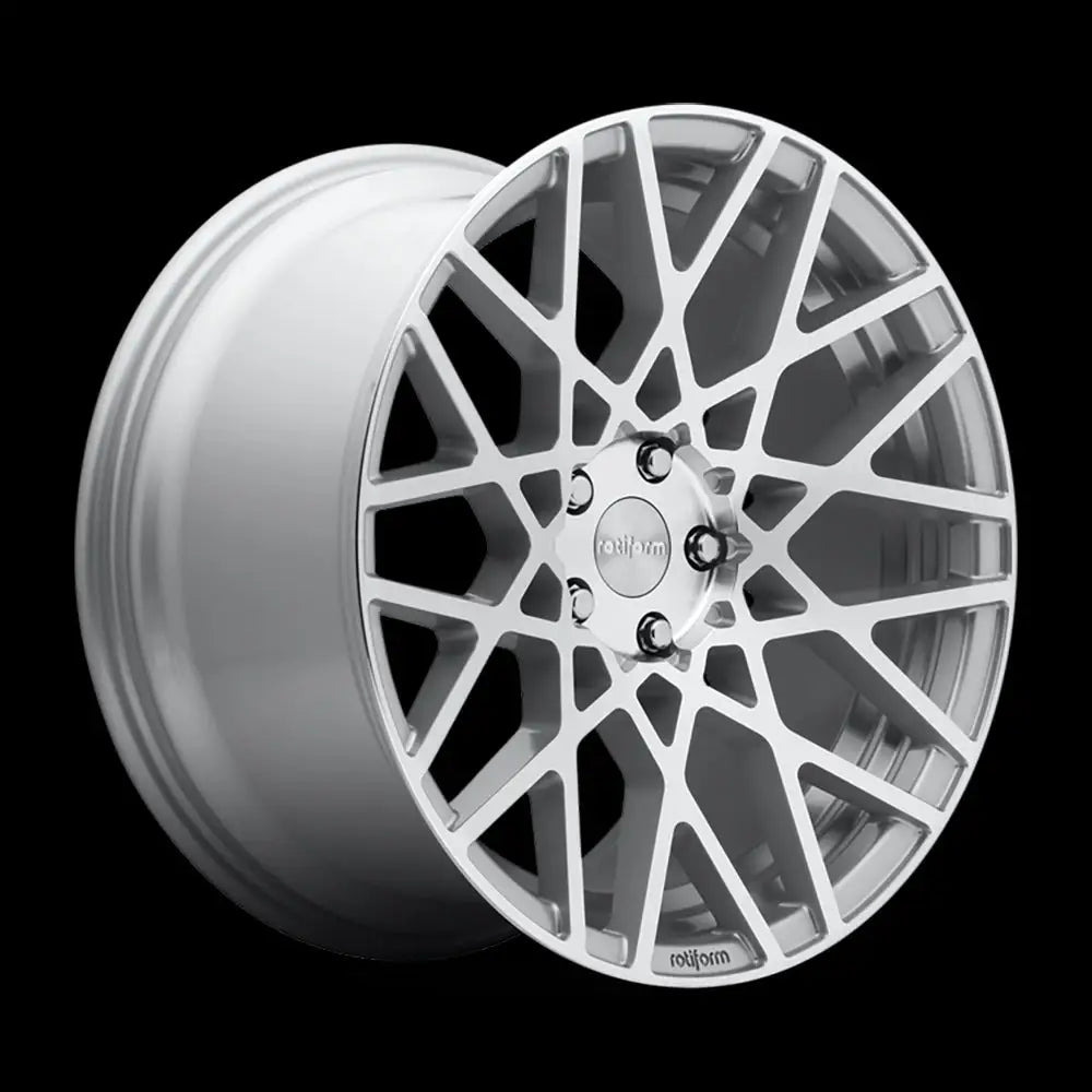 Felg R110 Blq Gloss Silver Machined Rotiform 18x8.5 Et35 5x100