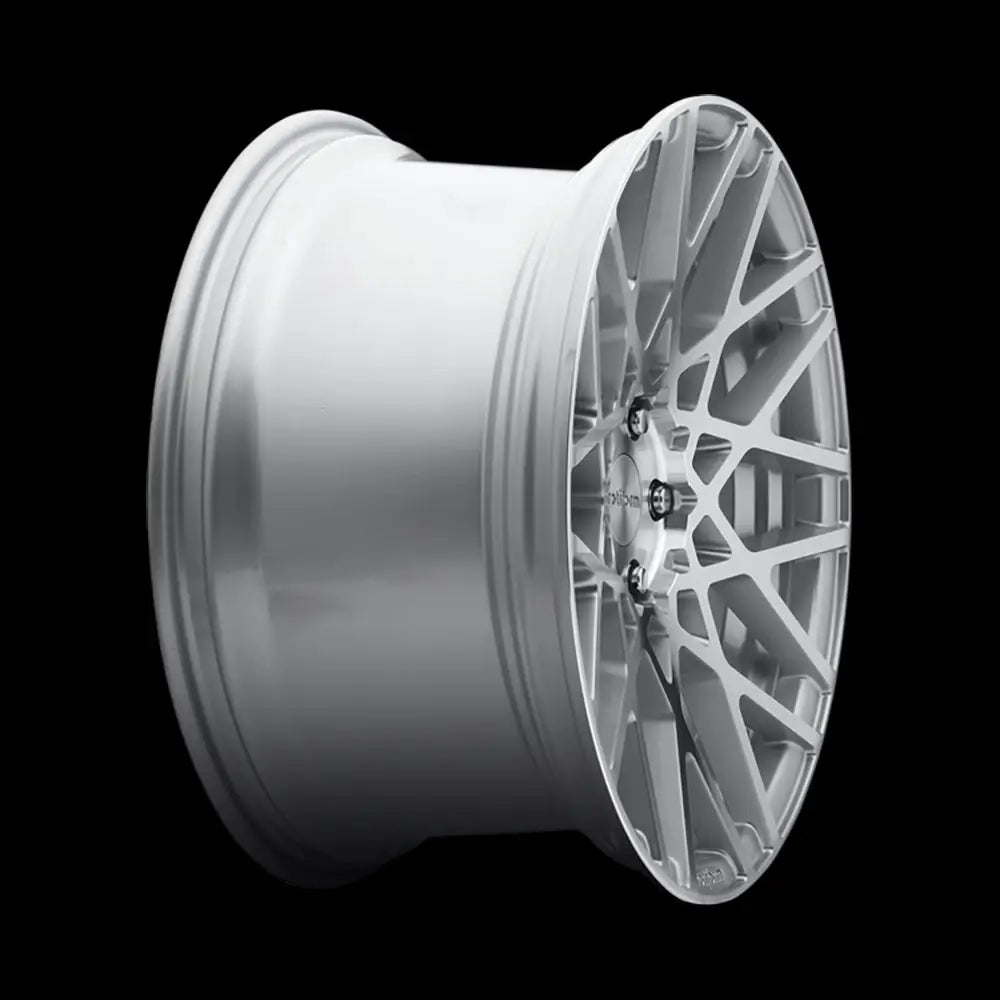 Felg R110 Blq Gloss Silver Machined Rotiform 18x8.5 Et35 5x100