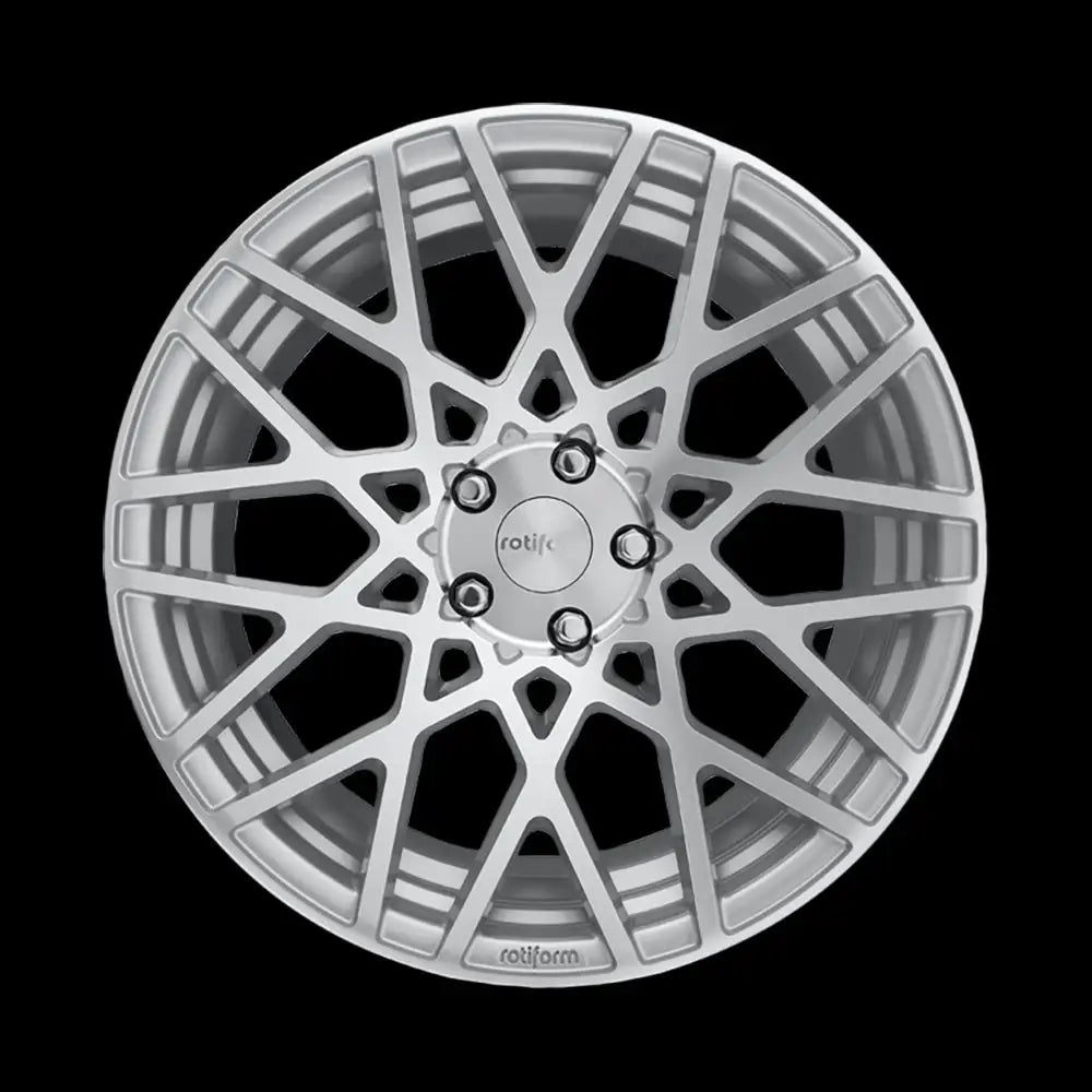 Felg R110 Blq Gloss Silver Machined Rotiform 18x8.5 Et35 5x100