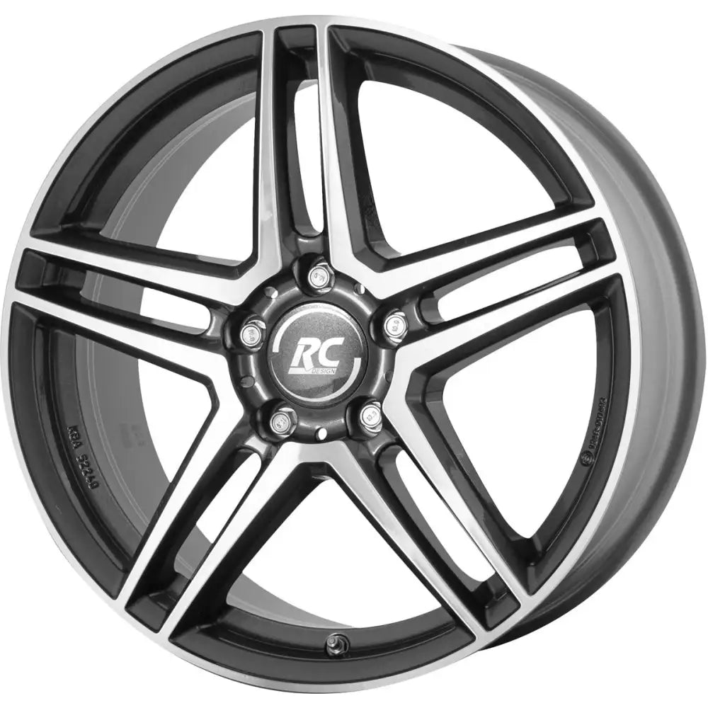 Felg Rc Design Rcd17 Himalaya Grey Voll-poliert [hgvp] 7x17 5x112 Et48,5