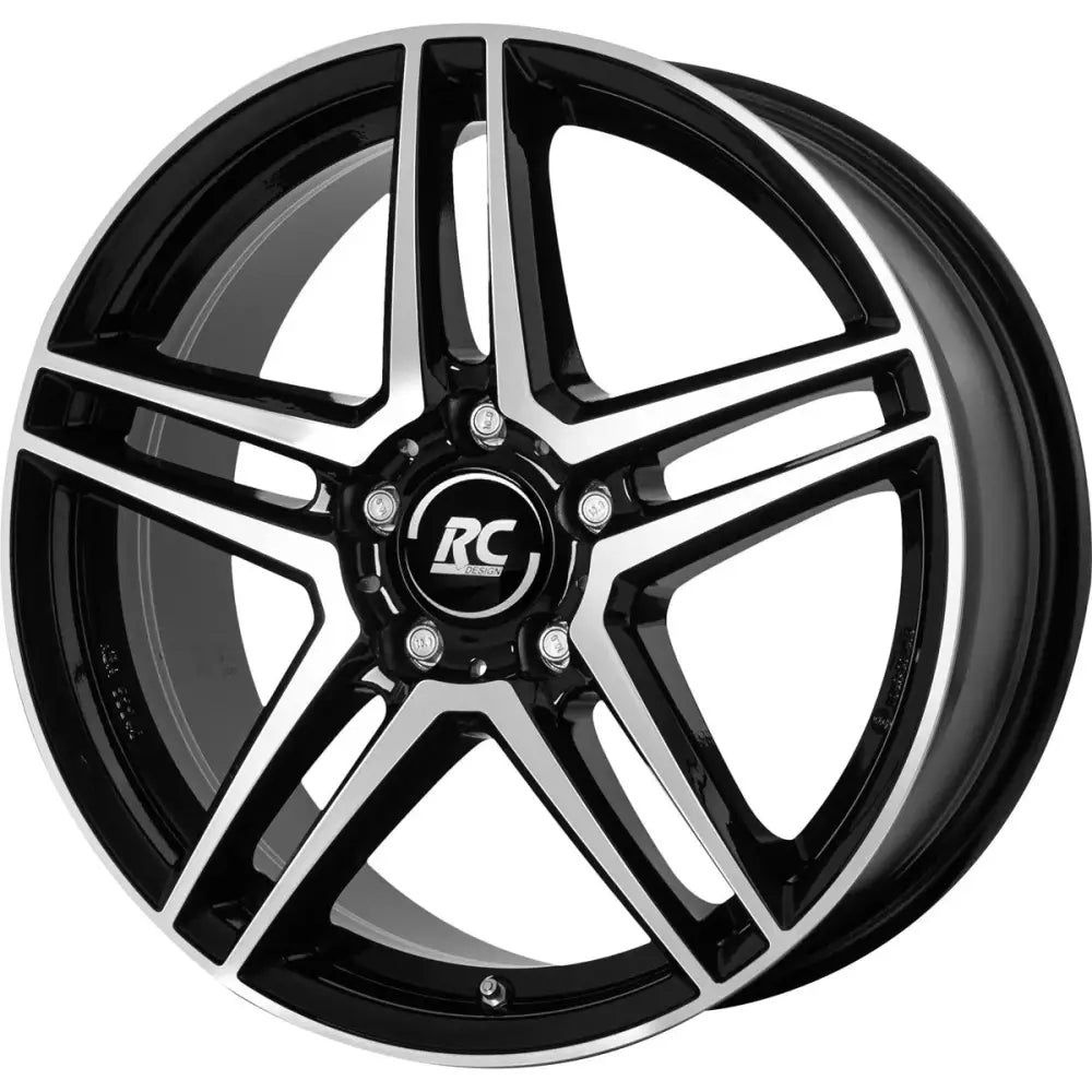 Felg Rc Design Rcd17 Schwarz Glanz Voll-poliert [sgvp] 6,5x17 5x112 Et49
