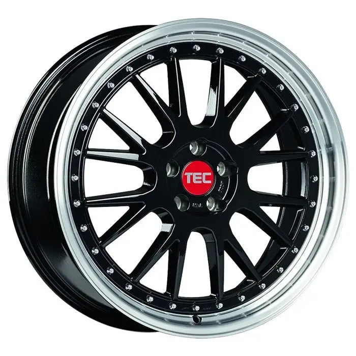 Felg Tec Speedwheels Gt Evo Black Lip Polished 8x18 4x108 Et18