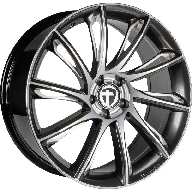 Felg Tomason Tn24 Dark Hyperblack Cc Polished 8,5x19 5x108 Et45