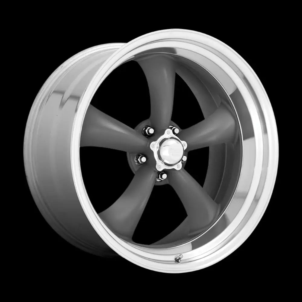 Felg Vn215 Classic Torq Thrust Ii Mag Gray W/ Machined Lip American Racing 20x10 Et6 5x127