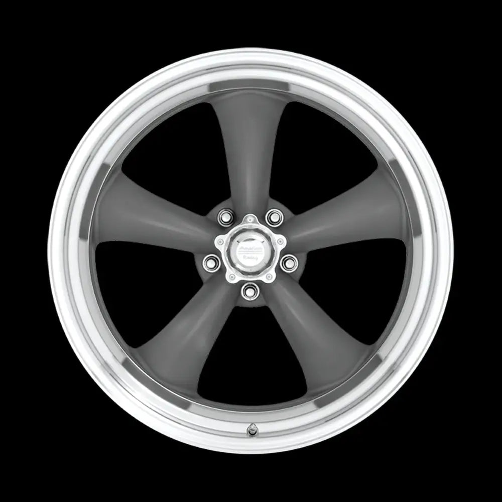 Felg Vn215 Classic Torq Thrust Ii Mag Gray W/ Machined Lip American Racing 20x10 Et6 5x127