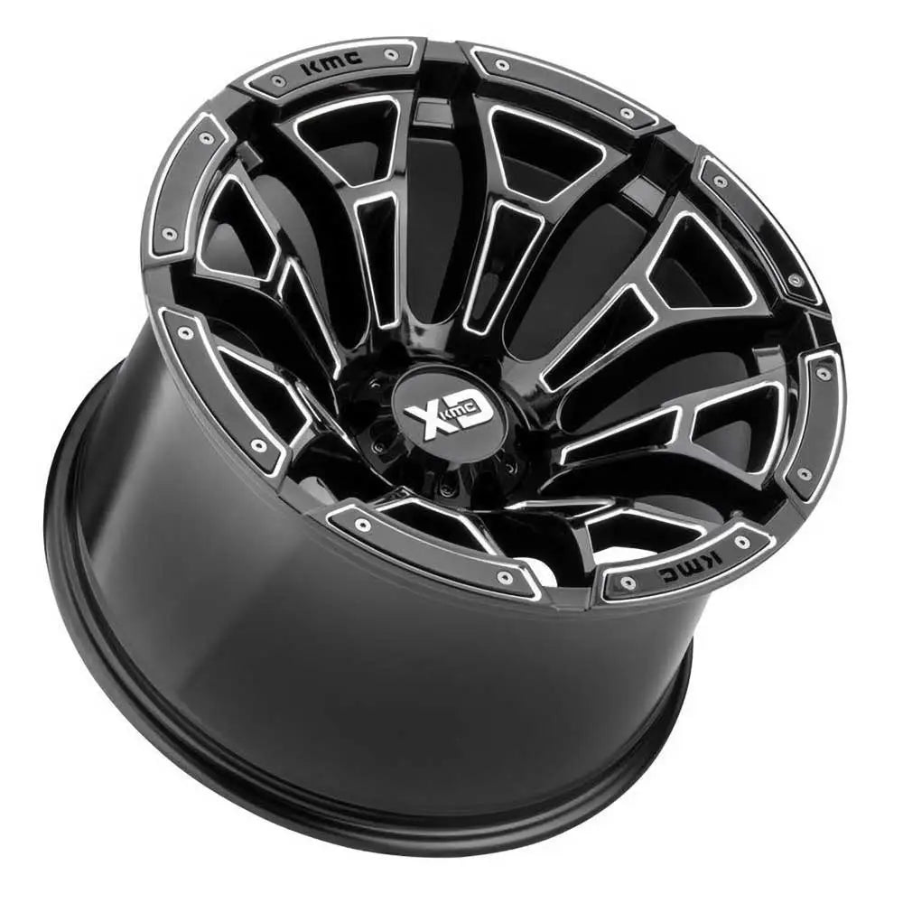 Felg Xd841 Boneyard Gloss Black Milled Xd Series 18x9 Et0 5x127 - 2