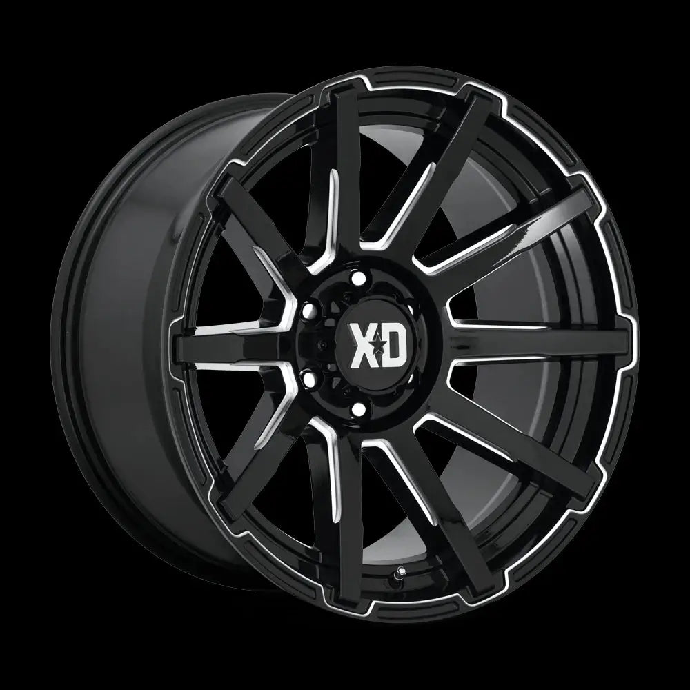 Felg Xd847 Outbreak Gloss Black Milled Xd Series 20x9 Et0 8x165.1 - 1