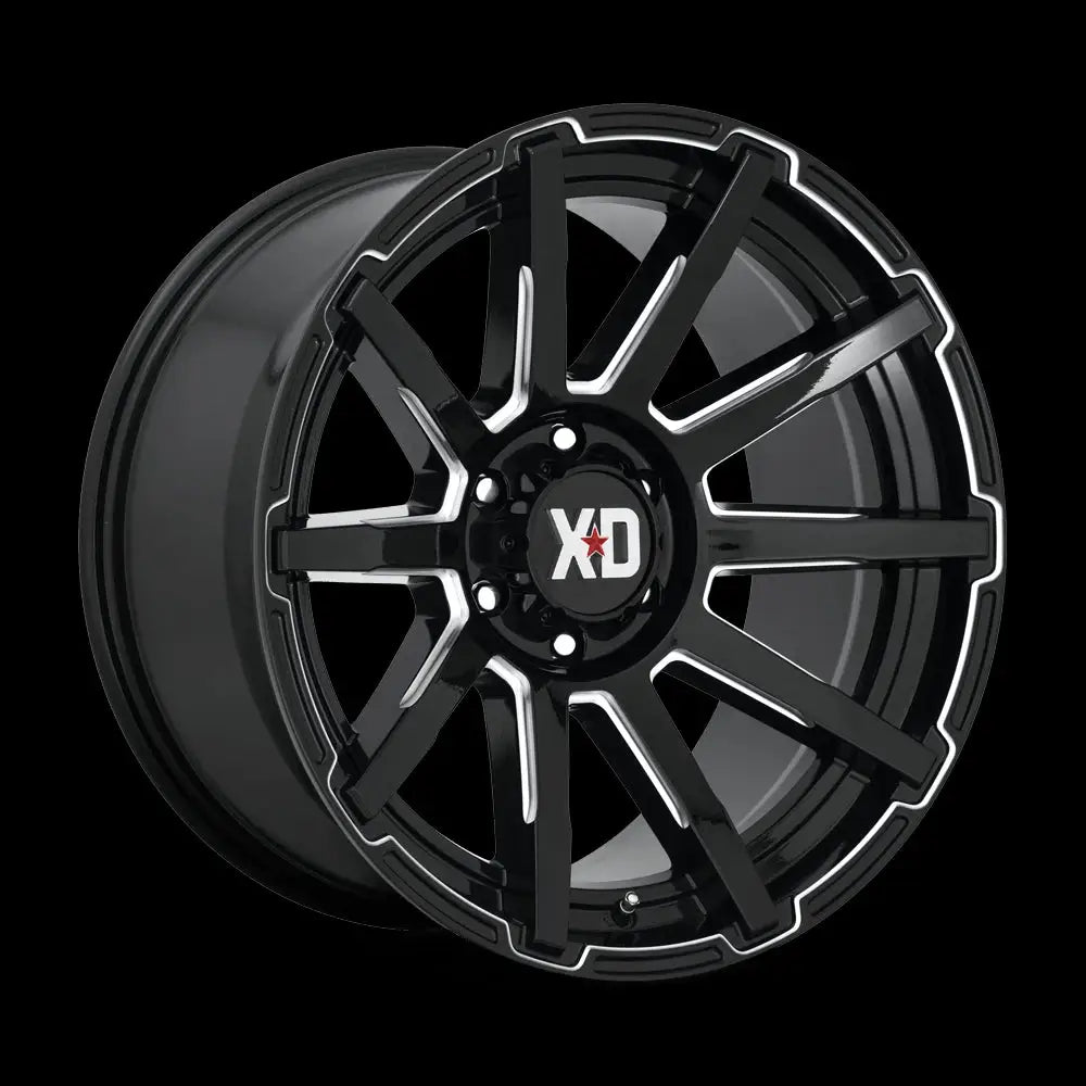 Felg Xd847 Outbreak Gloss Black Milled Xd Series 20x9 Et0 8x165.1 - 2