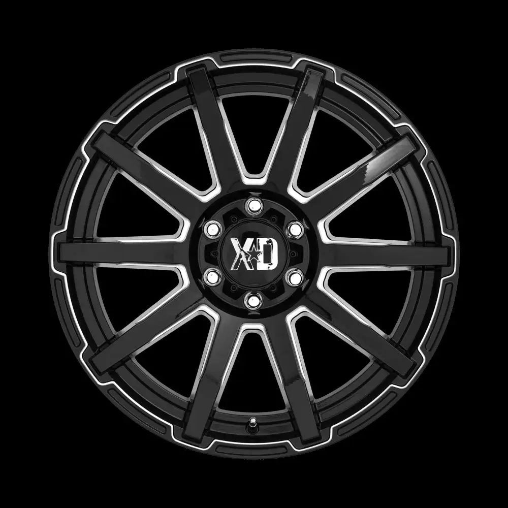 Felg Xd847 Outbreak Gloss Black Milled Xd Series 20x9 Et0 8x165.1 - 4