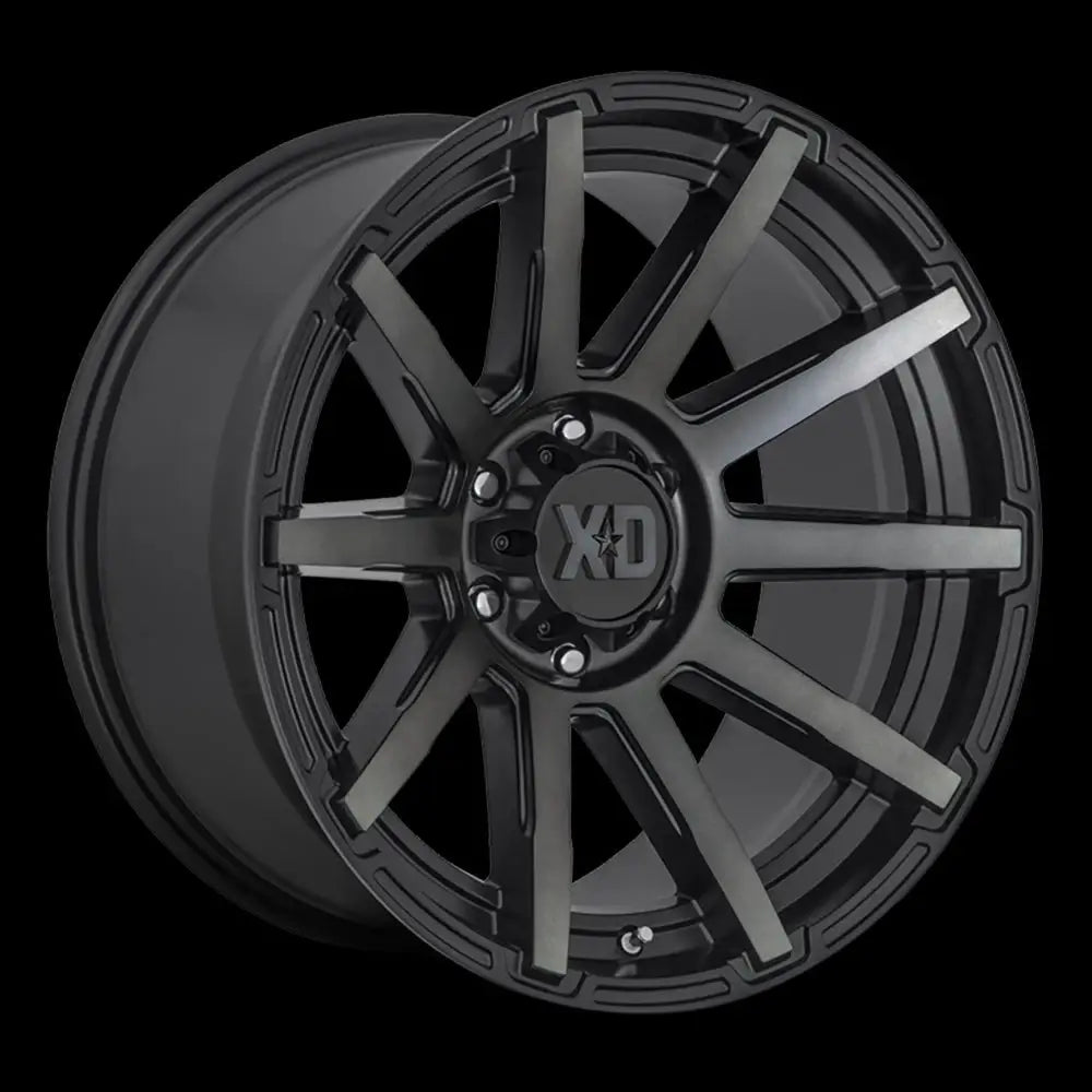 Felg Xd847 Outbreak Satin Black W/ Gray Tint Xd Series 22x10 Et-18 8x180 - 1