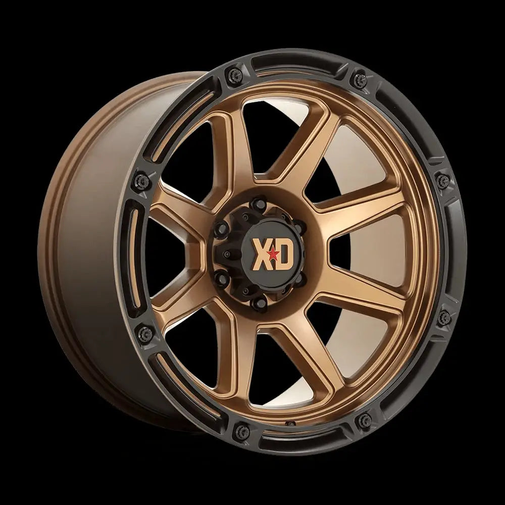 Felg Xd863 Matte Bronze W/ Black Lip Xd Series 20x10 Et-18 6x139.7 - 2