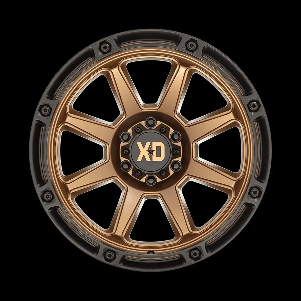 Felg Xd863 Matte Bronze W/ Black Lip Xd Series 20x10 Et-18 6x139.7 - 4