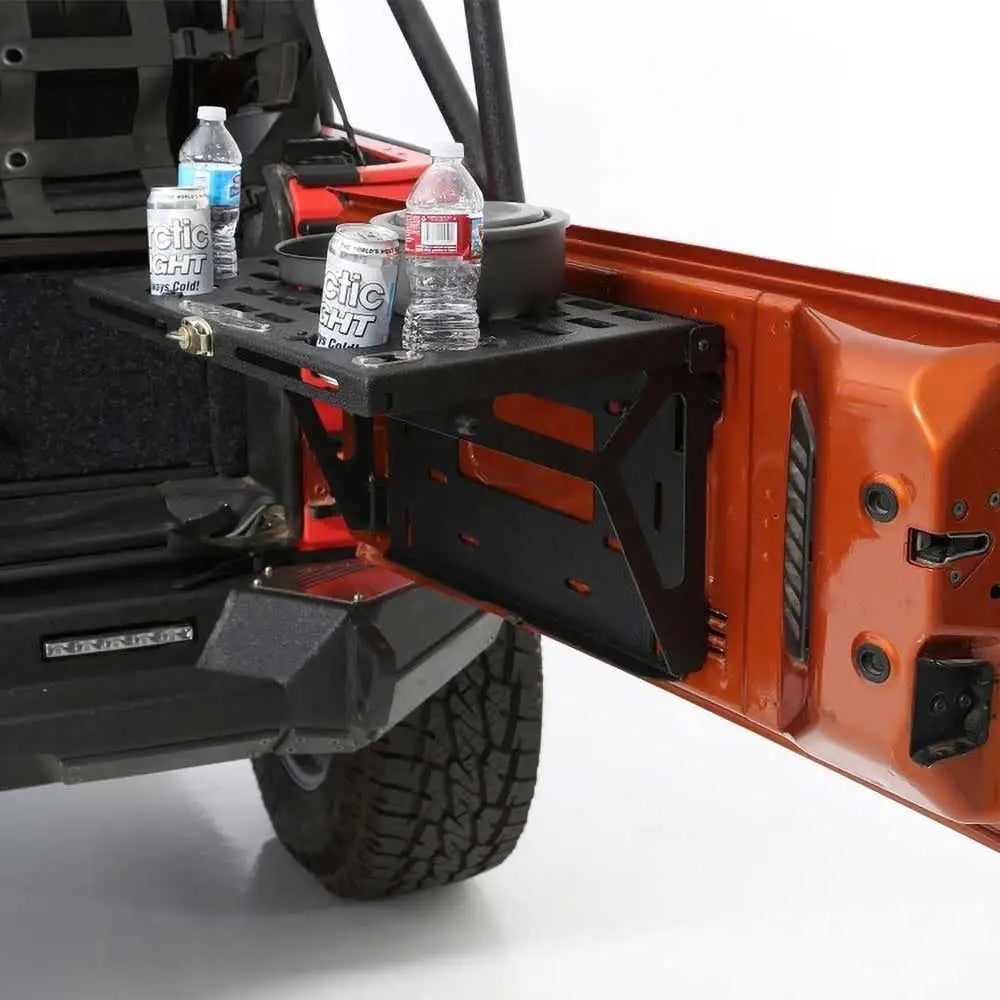 Fellbar Bagasjebord Festet Til Bagasjelokket Smittybilt - Jeep Wrangler Jk 2 d 07-18 - 7