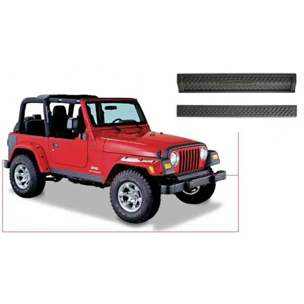 Fenderbeskyttere Foran Og Bak Bushwacker - Jeep Wrangler Tj 97-06 - 1