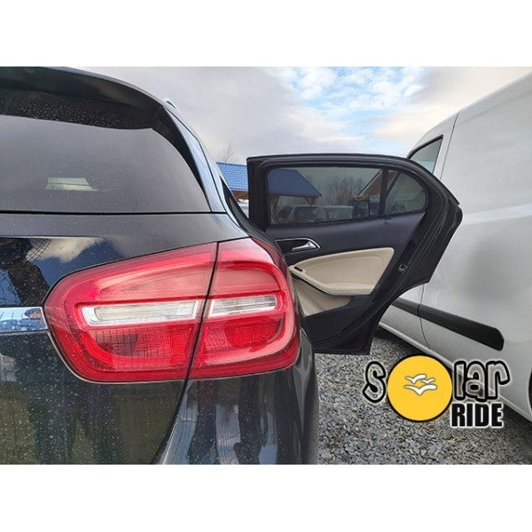 Solskjerm Mercedes GLA (X156) (2013-2019) (4 stk) - sett forfra