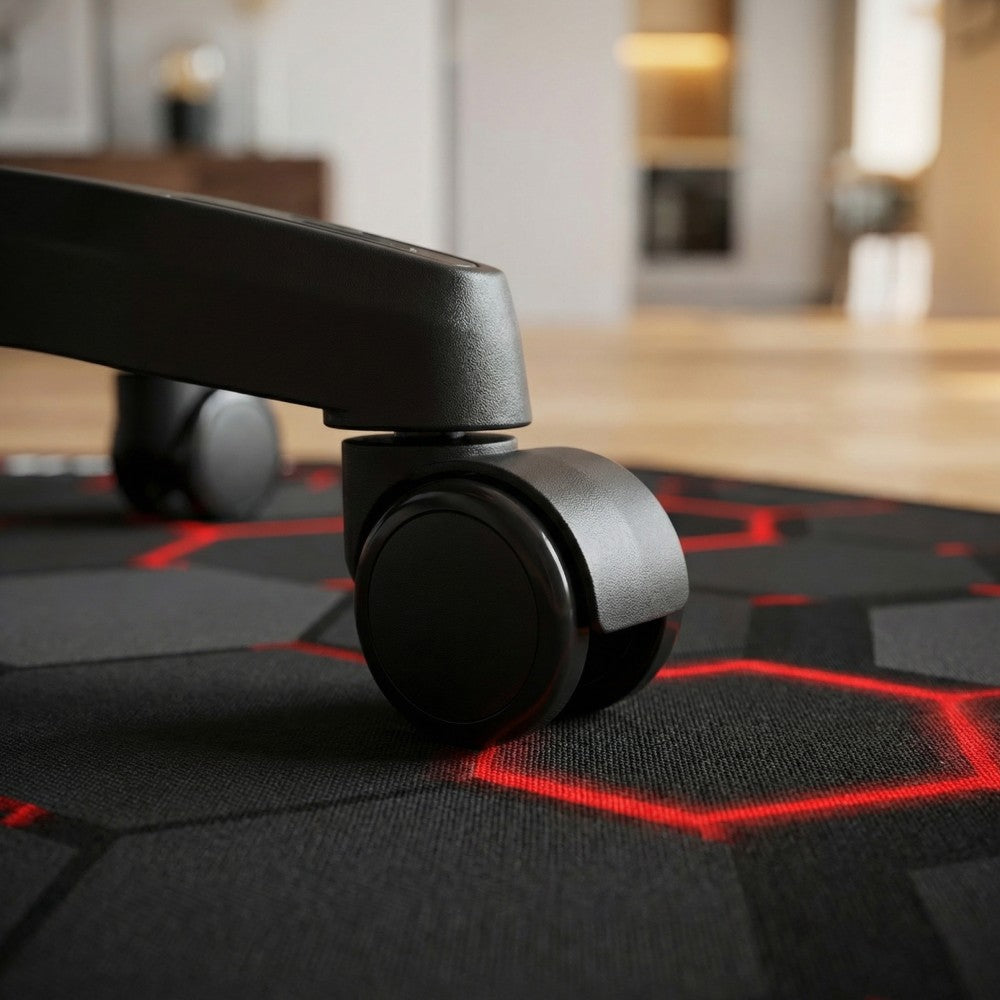 Huzaro FloorMat 2.0 – kantdetalj og materialoverflate nærbilde