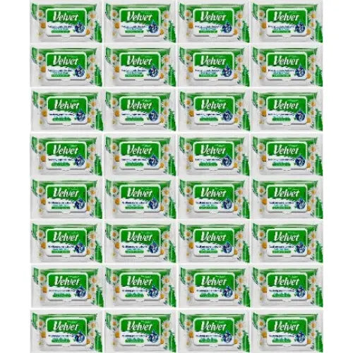 Fløyel Toalettpapir Våtservietter Pakke Med 32 Stykker - 1