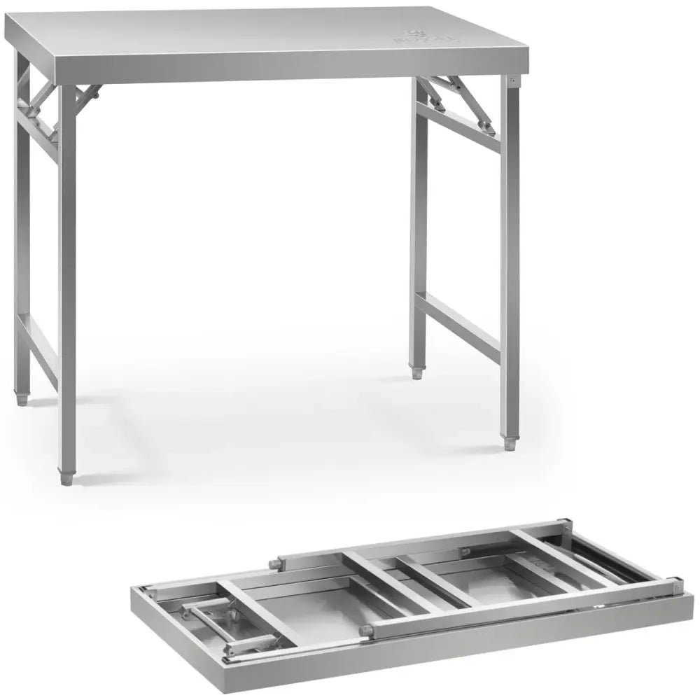 Foldbar Rustfri Cateringbord 100 x 60 Cm - 1