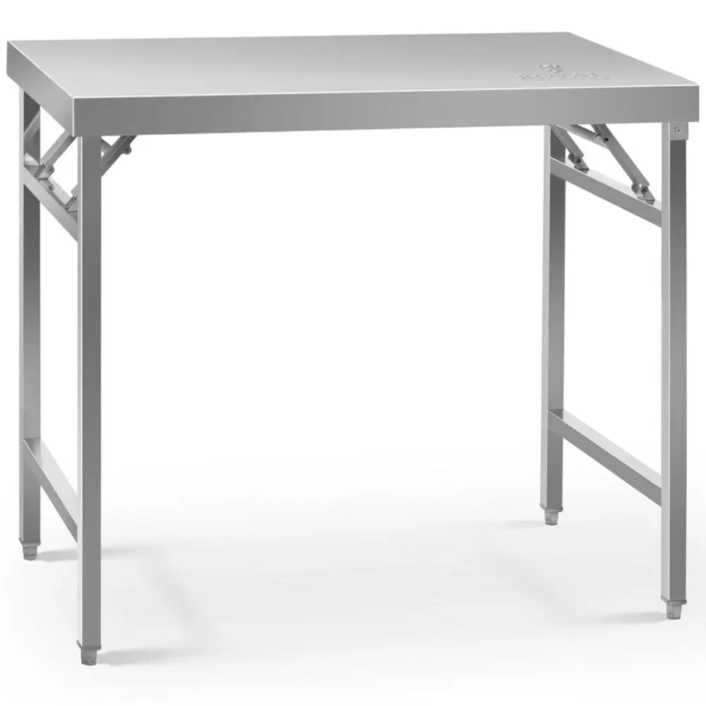 Foldbar Rustfri Cateringbord 100 x 60 Cm - 2