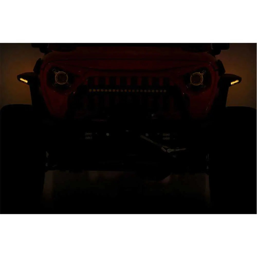 Foran Og Bakskjermerforlengelser Rough Country Led Flat - Jeep Wrangler Jl 4xe 21- - 16