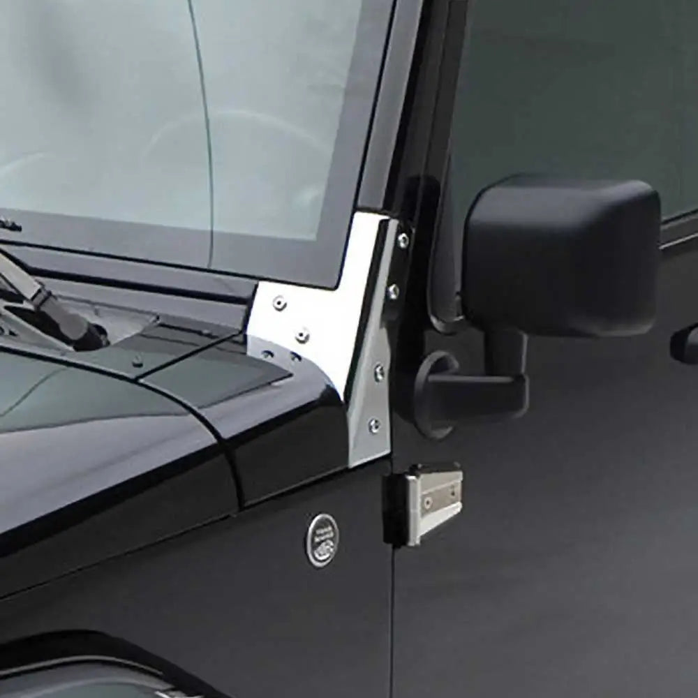 Foran Stål Glass Hjørner - Jeep Wrangler Jk 4 d 07-18 - 3