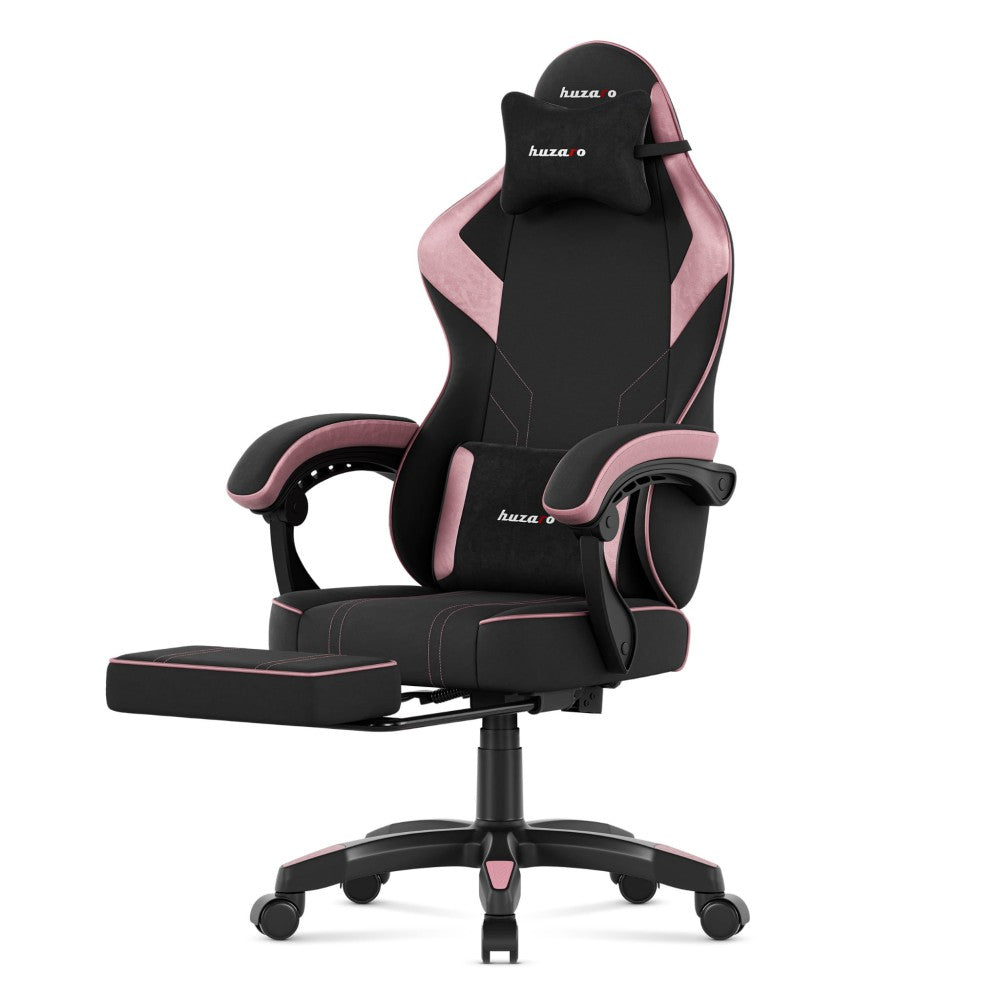 Nærbilde av nakkepute på Huzaro Force 3.7 Rosa gamingstol
