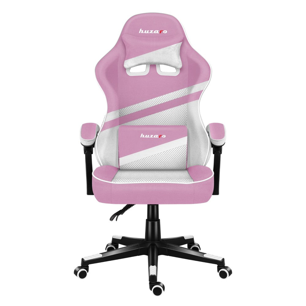 Huzaro FORCE 4.4 Rosa Mesh – sidevisning som viser SideRest ryggmekanisme