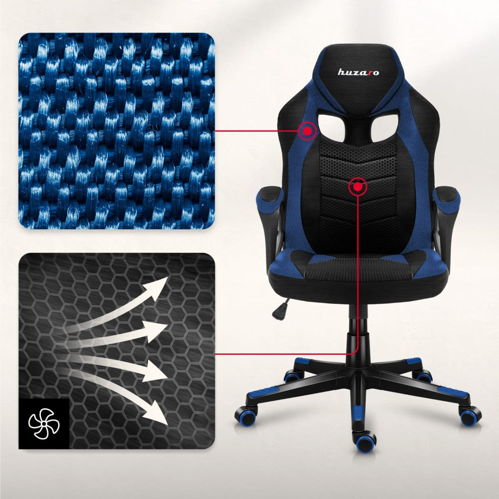 Tilt Plus justeringsmekanisme Huzaro Force 2.5 Blue Mesh