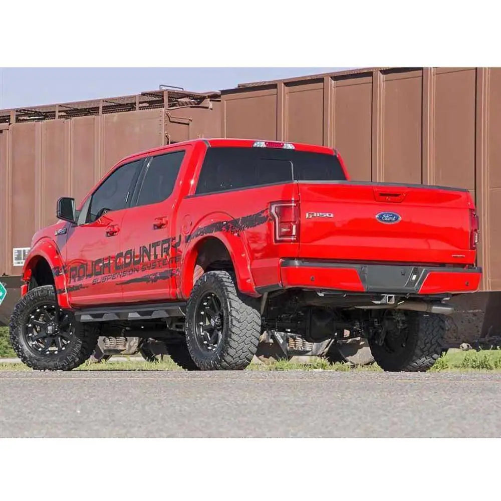 Ford F350 17-22 Side Steps fra Rough Country Ds2 Supercrew Cab
