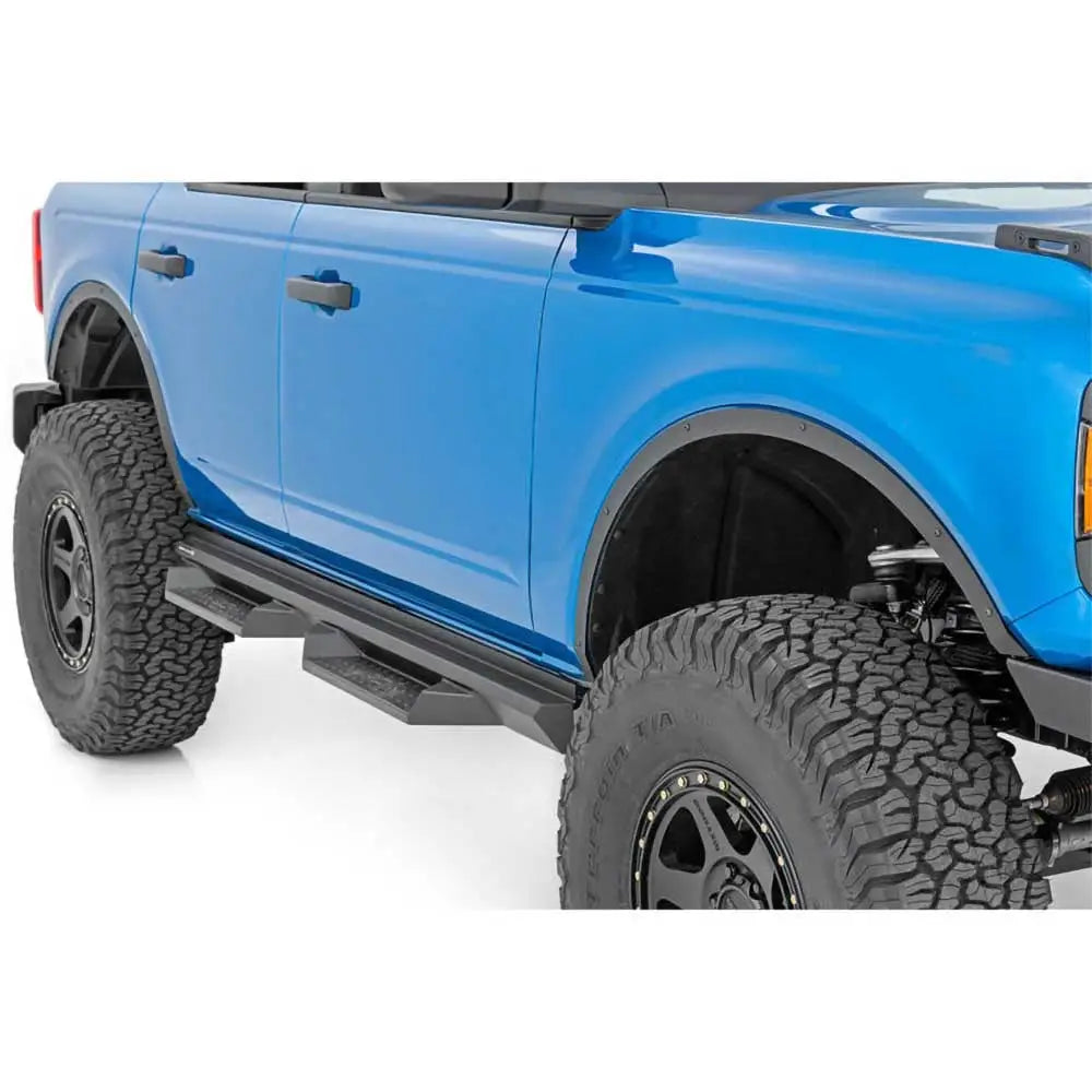 Ford New Bronco 4 d 21- Skjermbredder Kit Rough Country - Slett Framskjermer Og Bakskjermer - 2