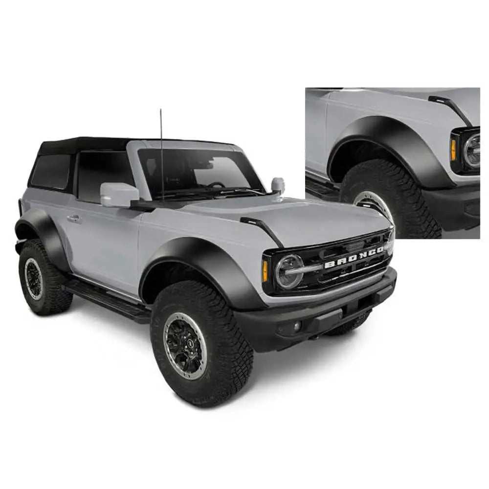 Forlenget Skjermforlenger Bushwacker Extend-a-fender - Ford New Bronco 2 d 21- - 1